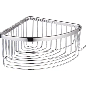 Drátěná police Rohová police drátěná chrom KX20 00