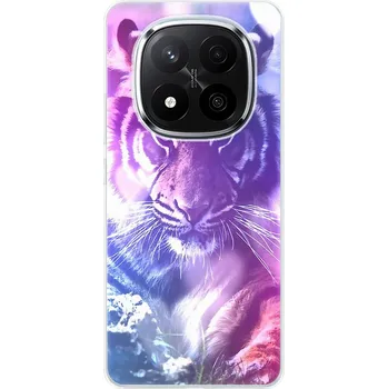 Pouzdro na mobilní telefon Odolné silikonové pouzdro iSaprio - Purple Tiger - Xiaomi Redmi Note 14 Pro 5G/14 Pro+ 5G