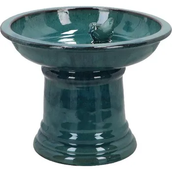 Krmítko pro ptáka Koupel pro ptáčky na noze S, modrá, pr.29x22cm|Esschert Design