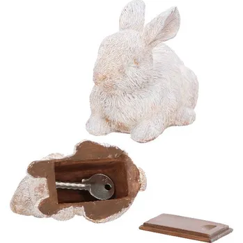 Skrýš na klíče KEYKEE, králík, bílá, 11x7x8cm|Esschert Design