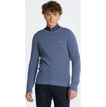 SVETR GANT COTTON PIQUE C-NECK DENIM BLUE MEL