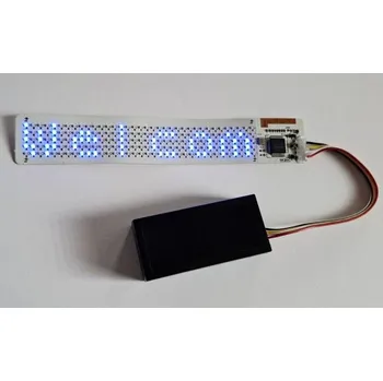 Síťový kabel SPOTLED modrý LED displej 122x21mm - ovládání aplikací přes bluetooth