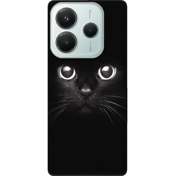 Pouzdro na mobilní telefon Odolné silikonové pouzdro iSaprio - Black Cat - Xiaomi Redmi Note 14 5G