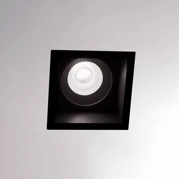 Molto Luce Čtvercové zabudované LED svítidlo Pontos Square Barva: Černá, Teplota chromatičnosti / Stmívání: 2700 Kelvinů / Nestmívatelné, Úhel vyzařování: 36° 305-624836b27k / 30-880006