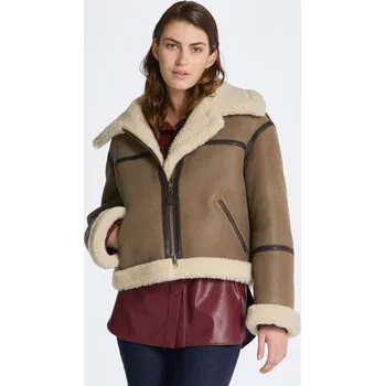 BUNDA GANT SHEARLING JACKET RICH BROWN