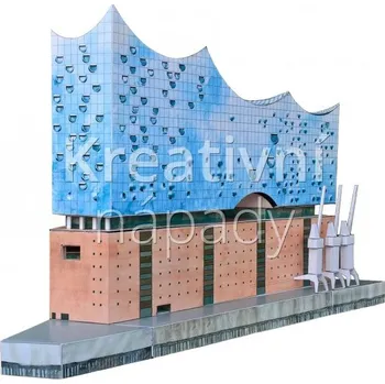 Papírový model Papírový model - Labská filharmonie v Hamburku (S130) - 550102024