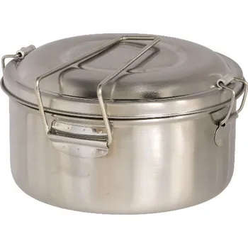 Svačinový box Box na svačinu STEEL LUNCH BOX CAMPING, 25x16x9cm|Esschert Design