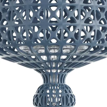 Lampička Stolní LED lampa Kartell Mini Kabuki, světle modrá, výška 70 cm LED 8,4 W celkem - Doprava zdarma