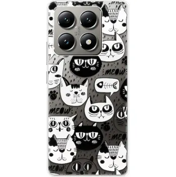 Pouzdro na mobilní telefon Odolné silikonové pouzdro iSaprio - Cat pattern 03 - Xiaomi 14T Pro