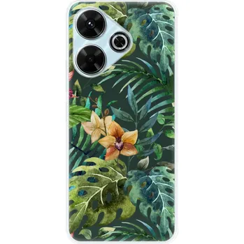 Odolné silikonové pouzdro iSaprio - Tropical Green 02 - Xiaomi Redmi 13