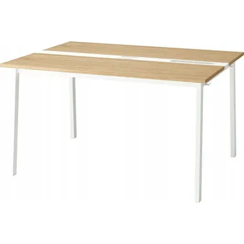 Konferenční stolek IKEA MITTZON Konferenční stůl 140x108x75 cm ořech/bílá