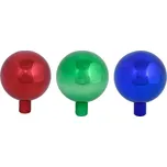 Dekorace koule, skleněná, pr.12cm, (balení obsahuje 3 kusy!)|Esschert Design