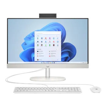 Stolní počítač HP AIO 24-cr1006nc/24'' IPS FHD AG touch/Ultra5-125U/32GB/1TB SSD/Intel Graphics/5xUSB/1xHDMI/RJ45/WIN 11 Home/White B9AK2EA#BCM