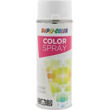 Barva ve spreji Dupli-Color Color Spray RAL 9016 polomatná bílá barva ve spreji 400 ml