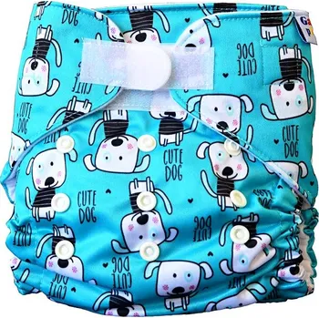 Přebalování GaGa's Látková plena All in One Pejsek na suchý zip