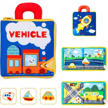 KNIHA PRO MIMINKA DĚTI VZDĚLÁVACÍ RICHG MONTESSORI KNÍŽKA DÁREK