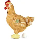 Rappa Plyšová slepice stojící 33 cm s vejcem ECO-FRIENDLY