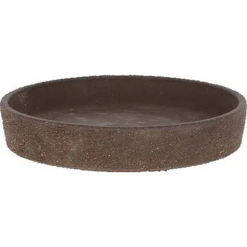 Miska pod květináč UNGLAZED, hnědá, terakota (k PP013), pr.15x3cm|Esschert Design