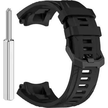 Příslušenství k chytrým hodinkám eses Silikonový řemínek pro Xiaomi Amazfit T-Rex 3 - Černý