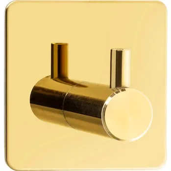 Věšák na ručníky zlatý AWD02091991