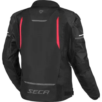 Moto bunda Textilní bunda Seca AERO PRO červená L