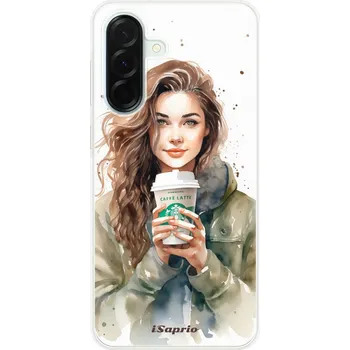 Odolné silikonové pouzdro iSaprio - Girl with latte - Samsung Galaxy A36