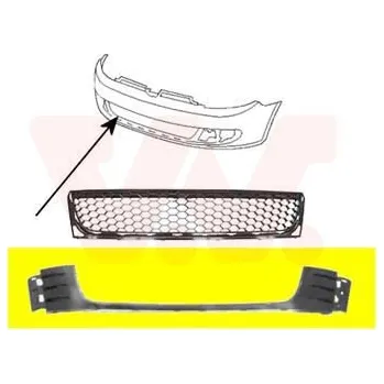 Karosérie Větrací mřížka, nárazník VAN WEZEL 5765599