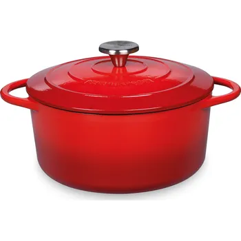 Hrnec Küchenprofi PROVENCE Litinový hrnec kulatý červený - 24 cm
