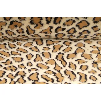 Samet de luxe, levhart, látky, metráž