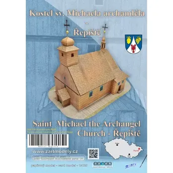 Papírový model Kostel sv. Michaela archanděla - Řepiště (1:120) (Z-Art)