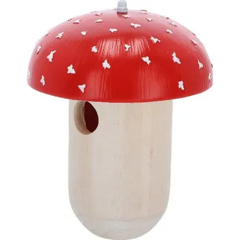 Hnízdní budka Budka pro Střízlíka MUCHOMŮRKA, 18x14x23cm|Esschert Design