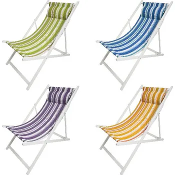 Zahradní lehátko Lehátko zahradní STRIPED, 61x94x95cm, (balení obsahuje 4 kusy!)|Esschert Design