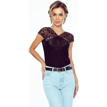 Dámská košile Halenka Eldar Leyla kr/r S-XL černá M