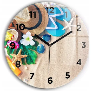 Hodiny Nástěnné hodiny Wallfluente vícebarevné 30 cm