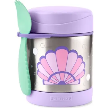 Termoska SKIP HOP Spark Style Termoska na jídlo se lžičkou/vidličkou Mušle 325 ml, 3r+