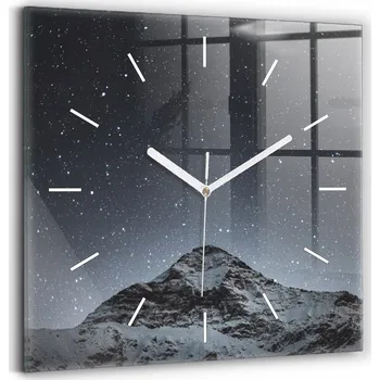 Hodiny Nástěnné hodiny Wallfluent bílé 30 cm