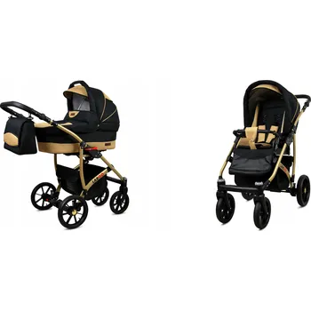 Kočárek Dětský kočárek 2v1 BabyLux LARGO – sporťák a hluboká korba, lehký, s taškou