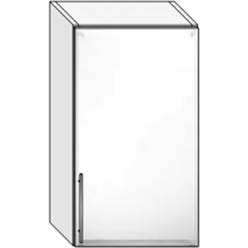 Kuchyňská skříňka Horní skříňka H30/71/P BRAVO 10 Dekor: Olše 33896_OL