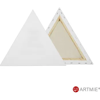 Malířské plátno Malířské plátno na rámu Trojúhelník 30x30x30 cm