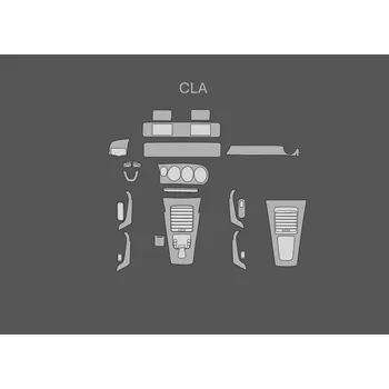 Polep vozidla JEM PPF předřezaná fólie interiér Mercedes CLA Matná-satin