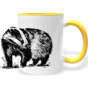 Hrnek - Jezevec Barva: Žlutá