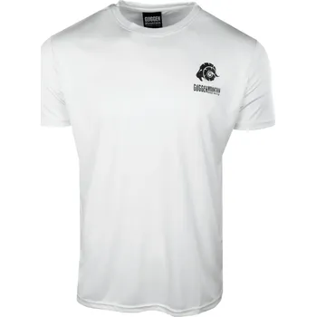 Pánské tričko GUGGEN MOUNTAIN Pánské funkční tričko FW04 2XL BÍLÁ