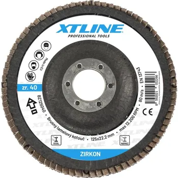 Dílna Kotouč lamelový 150mm P80 - zirkon XTLINE