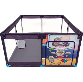 Dětská ohrádka Ramiz Měkká ohrádka pro batolata Obdélník Sportovní sova