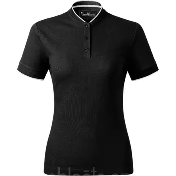 Dámské tričko Dámská polokošile MALFINI DIAMOND, barva černá, velikost XL