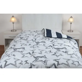 přikrývka Celoroční přikrývka (deka) z dutého vlákna 1600 g - hvězdy a pruhy