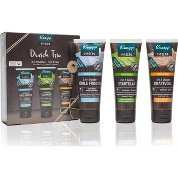 Kosmetická sada Kneipp sada Sprchové trio pro muže—(3 × 75 ml)