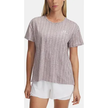 Dámské oblečení Dámské tričko Under Armour Vanish Energy SS 2.0 Prin 1389222-009 Šedá MD