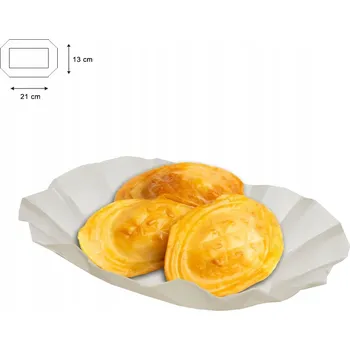 Jednorázové nádobí Papírová miska bílá mušle 13/21 cm 250 ks