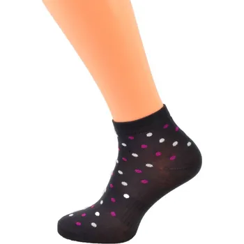 Dámské ponožky Gapo Dámské kotníkové ponožky Puntík 1. Velikost: 3-4 (EU 35-37), 2. Barva: tmavě šedá